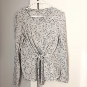 Front Knot Sweater